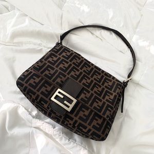 Fendi Zucca Mama Baguette Bag